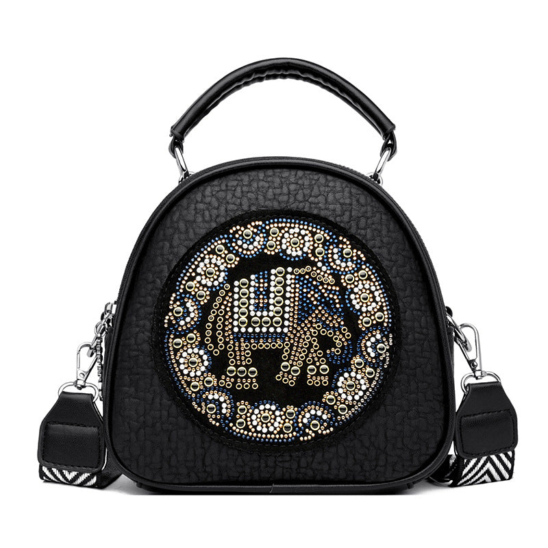 Multi-Layer Vintage Tote Bag – Large Capacity Crossbody