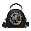 Multi-Layer Vintage Tote Bag – Large Capacity Crossbody