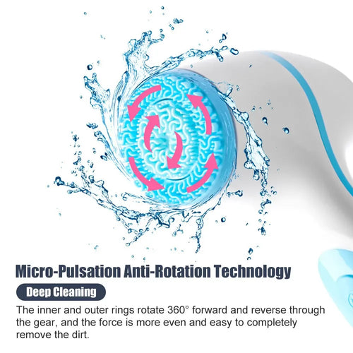 3-in-1 Ultrasonic Facial Cleansing Brush