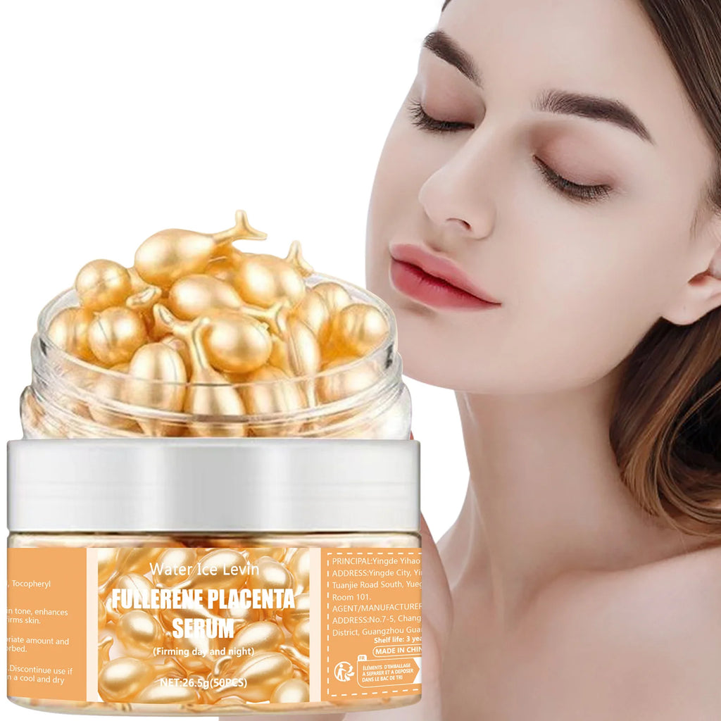 50-Piece Collagen Face Care Capsules – Hyaluronic Acid Essence