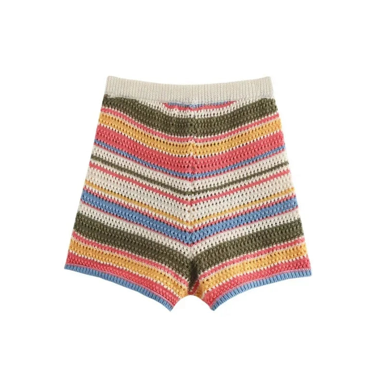 Striped Knit Set colorful design