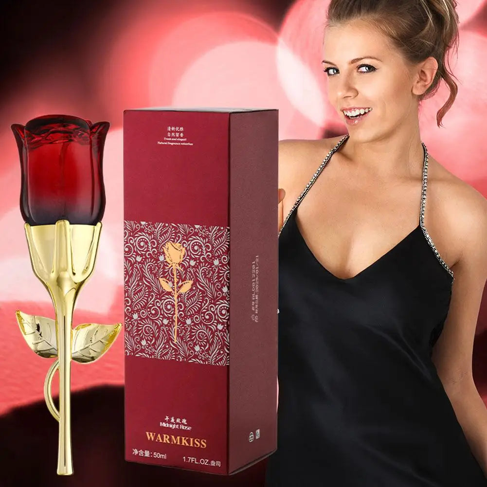 Midnight Rose Pheromone Fragrance For Women Long-Lasting Elegant Floral Scent Body Spray Natural Fresh Flora Note Charming Mist