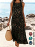 Bohemian floral sundress with pockets