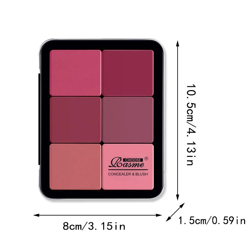 12-Color Concealer & Blush Contour Palette