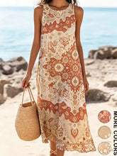 Bohemian floral sundress with pockets