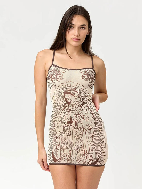 See Through Mini Dress art print