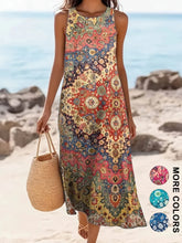 Bohemian floral sundress floral print