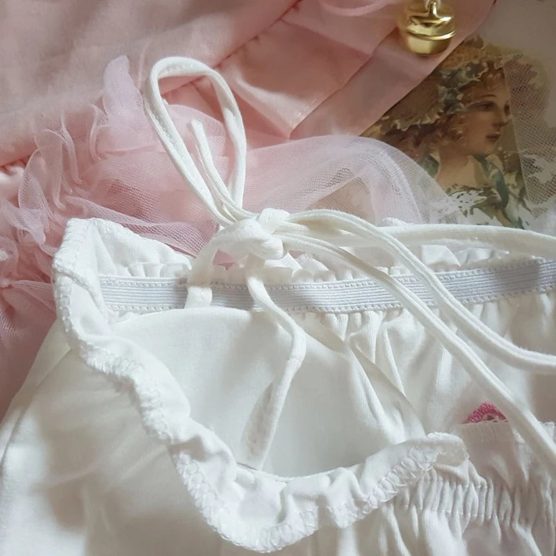 Wire-Free Lace Bra & Panty Set – Soft Sleepwear
