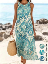 Bohemian floral sundress with pockets