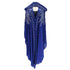 Moroccan Hooded Abaya featuring a stylish design with wide batwing sleeves and a flowing maxi silhouette.