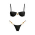 3 Piece Bikini Set mid-waist design