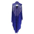 Moroccan Hooded Abaya featuring a stylish design with wide batwing sleeves and a flowing maxi silhouette.