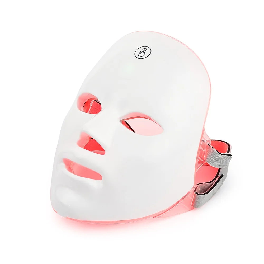 7-Color LED Photon Facial Mask – Rechargeable Skin Rejuvenation