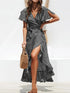 Floral Boho Maxi Dress floral print
