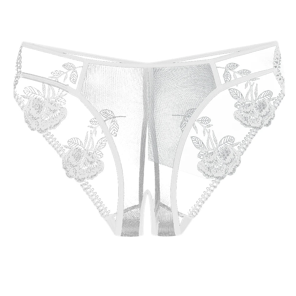 Low-Waist Lace Briefs – Sheer Everyday Panties