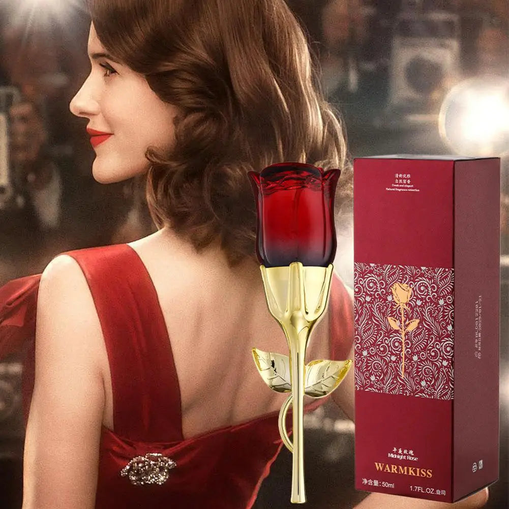 Midnight Rose Pheromone Fragrance For Women Long-Lasting Elegant Floral Scent Body Spray Natural Fresh Flora Note Charming Mist