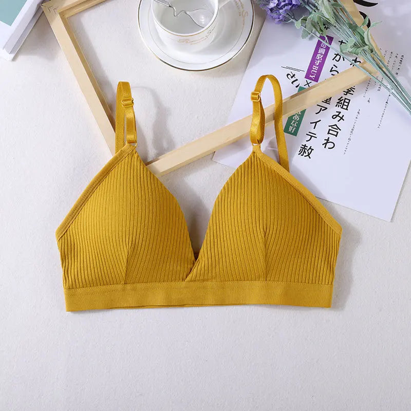 Sleeveless Sports Bra – Adjustable Strap Crop Top