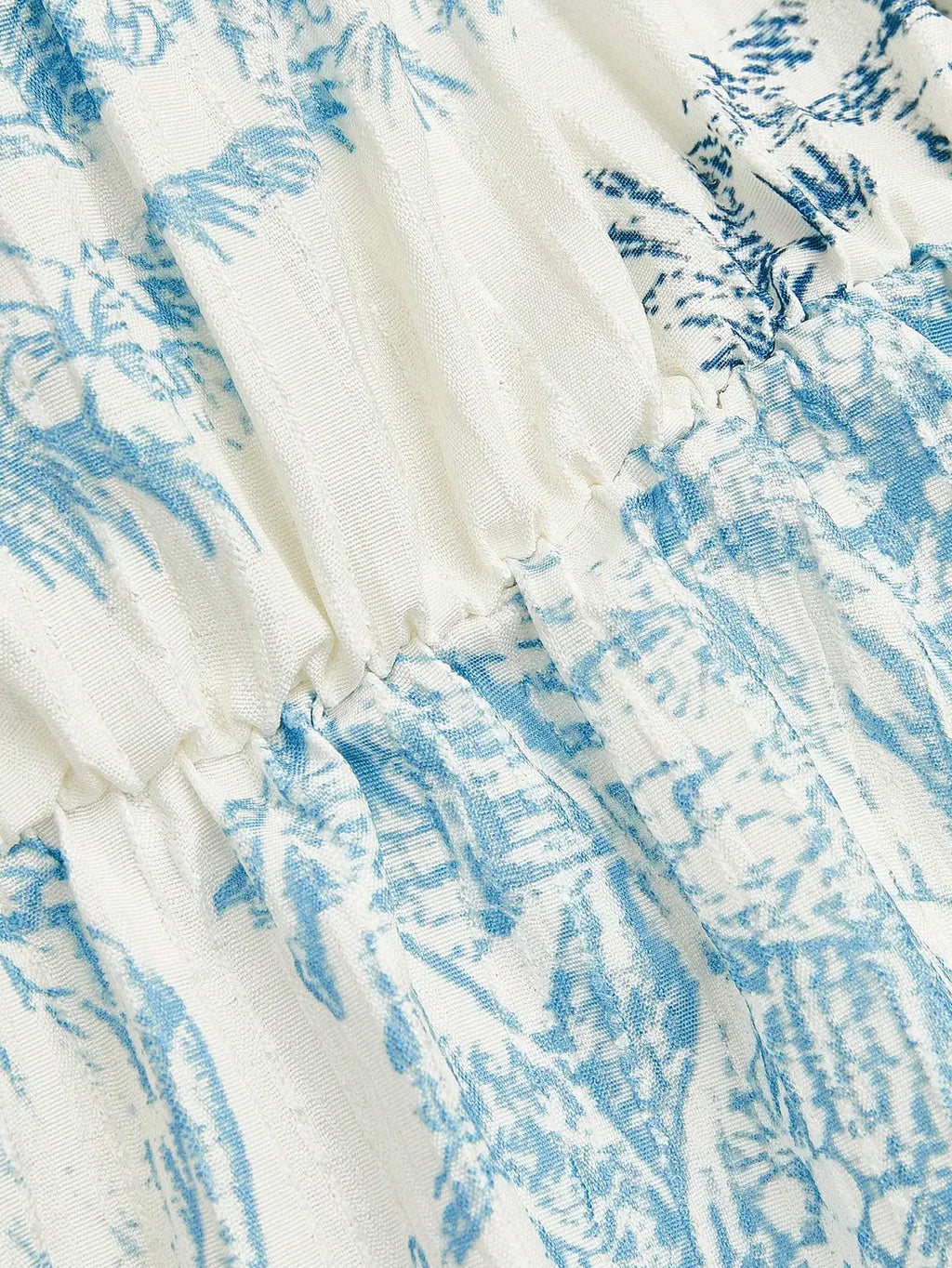 Women's Elegant Cami Top, Striped Printed Fabric, Bow Neck & Front Tie Waist, Slim Sleeveless Camisole. Versatile for Spring & S