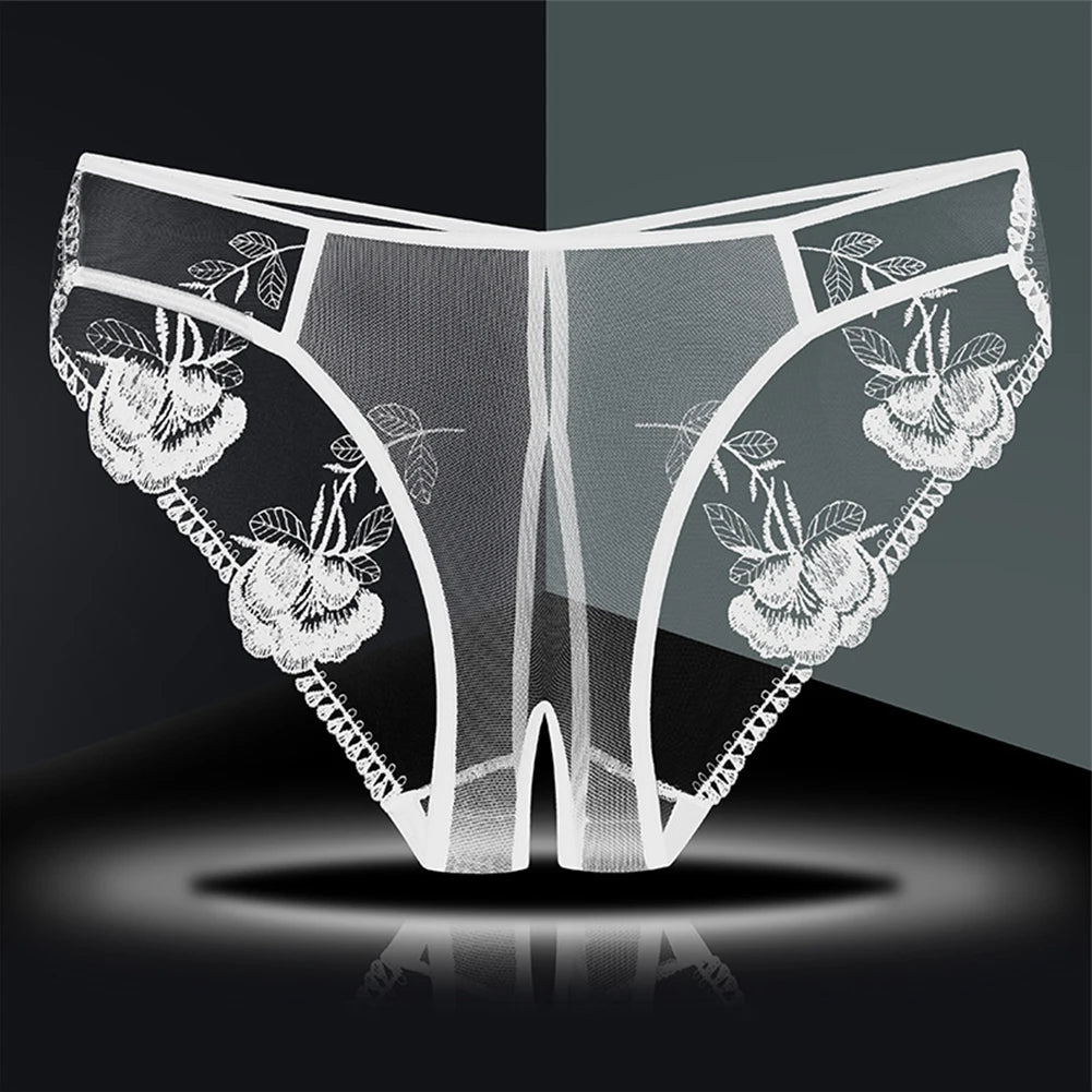 Low-Waist Lace Briefs – Sheer Everyday Panties