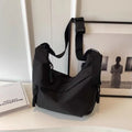 Nylon Hobo Bag Crossbody Bag Solid Color Casual Zipper Women's Bag 2024 New Fashionable Large-Capacity Solid Color Shoulder Tote
