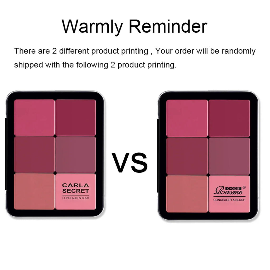 12-Color Concealer & Blush Contour Palette