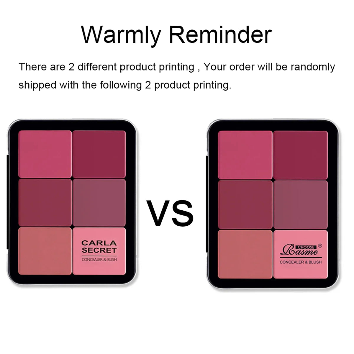 12-Color Concealer & Blush Contour Palette