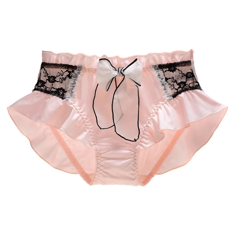 Soft Lace Panties with Bow Detail – Candy Colors