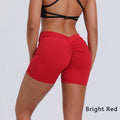 DIAS FIT JOY V-Back Shorts High Waisted Hip Lifting Yoga Shorts Women's Nylon Tight Fitting Shorts Training Sports Fitness Pants