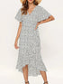 Floral Boho Maxi Dress floral print