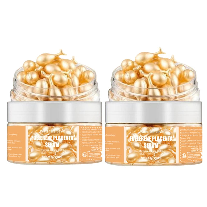 50-Piece Collagen Face Care Capsules – Hyaluronic Acid Essence