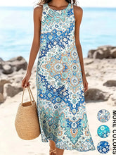 Bohemian Floral Sundress floral print
