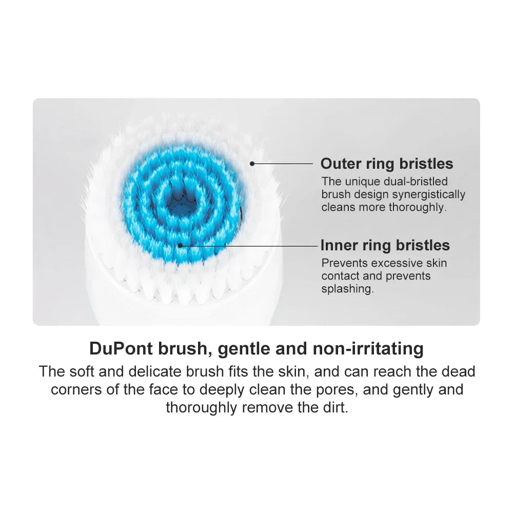 3-in-1 Ultrasonic Facial Cleansing Brush