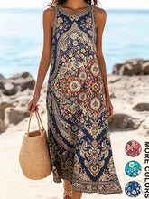 Bohemian floral sundress floral print