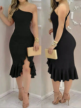 Off Shoulder Ruffle Dress ruffle detail