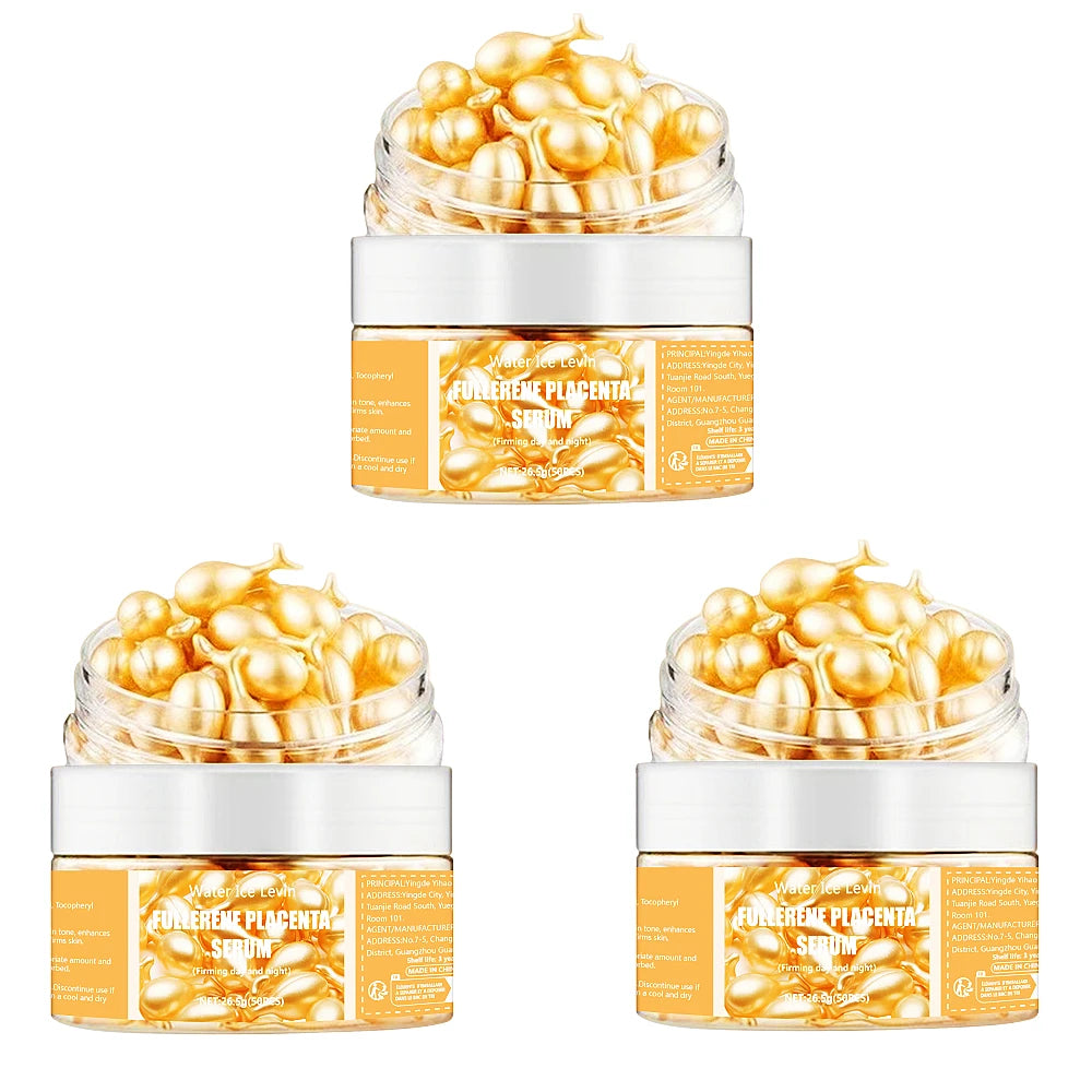 50-Piece Collagen Face Care Capsules – Hyaluronic Acid Essence