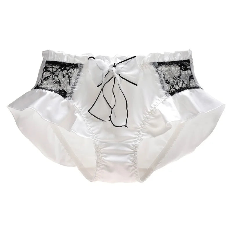 Soft Lace Panties with Bow Detail – Candy Colors