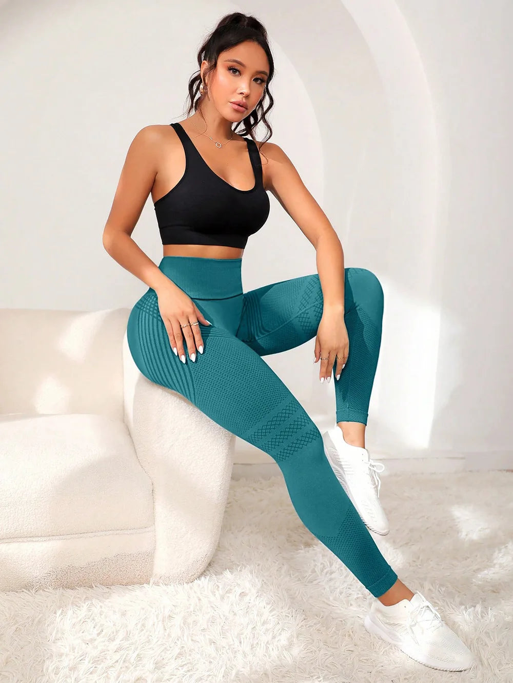 High Waisted Yoga Pants four way stretch