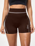 LLHOSO High Waist Yoga Shorts Tummy Control
