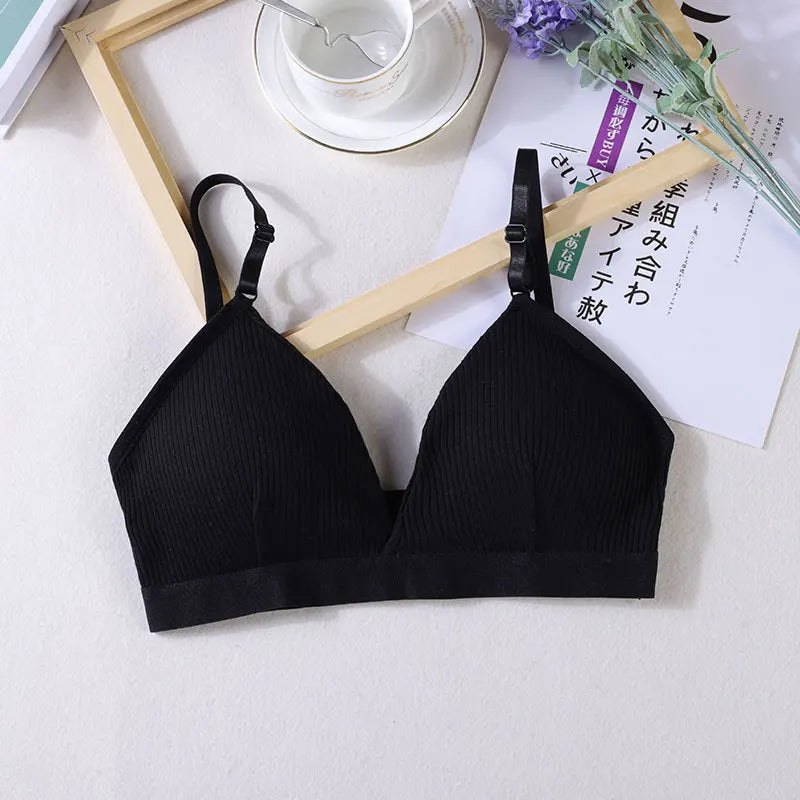 Sleeveless Sports Bra – Adjustable Strap Crop Top