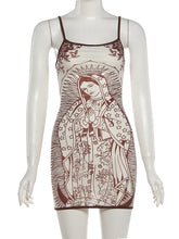 See Through Mini Dress art print