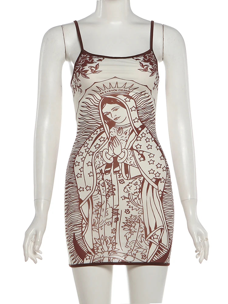 See Through Mini Dress art print