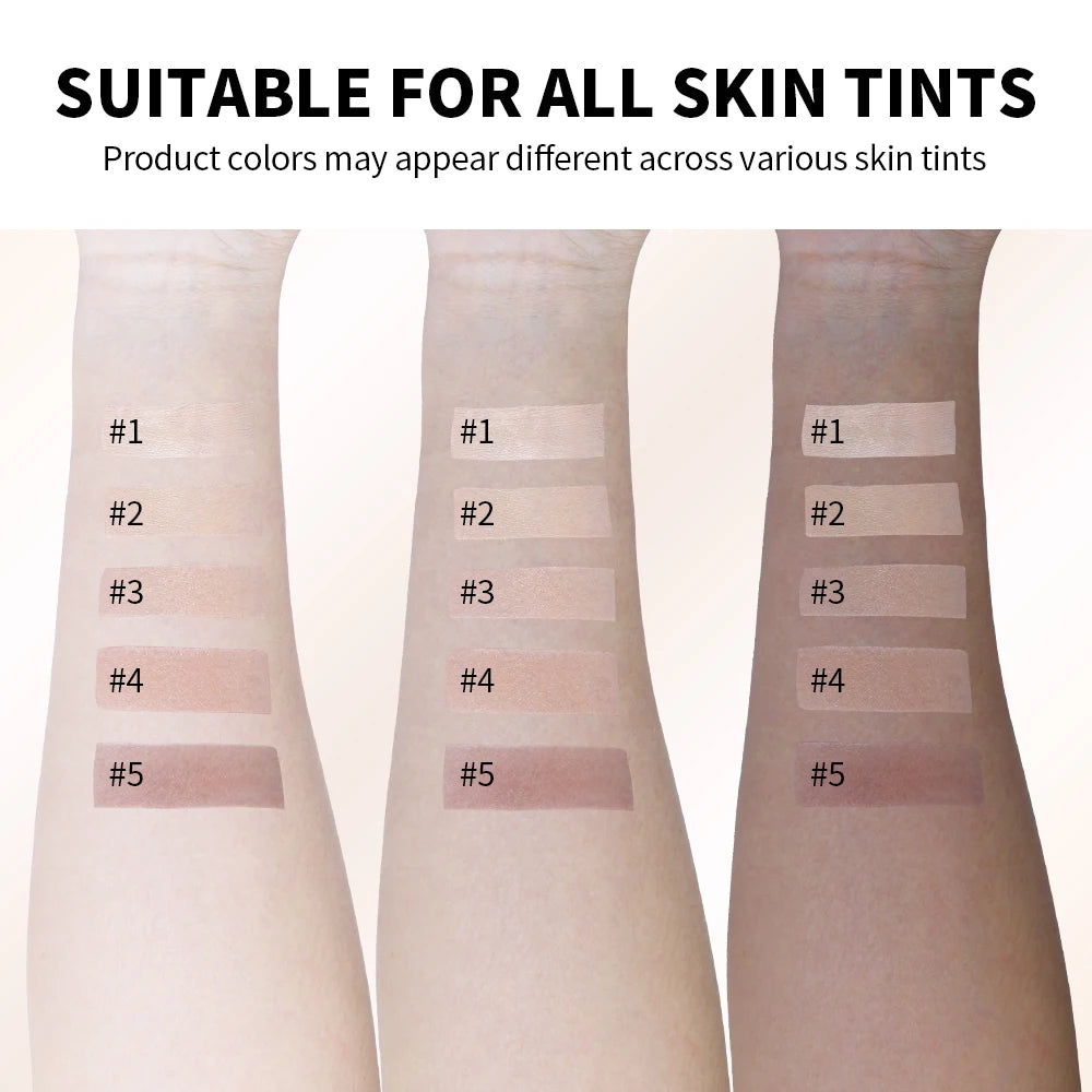Color Changing Foundation Stick Korean Cover Cream Stick High Coverage Waterproof Dual-Ended with Brush  Base Makeup