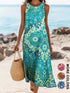 Bohemian Floral Sundress floral print