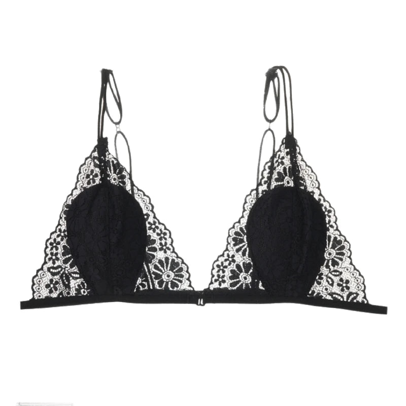 Ultra-Thin Front-Buckle Triangle Bra – Wire-Free