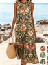 Bohemian Floral Sundress floral print
