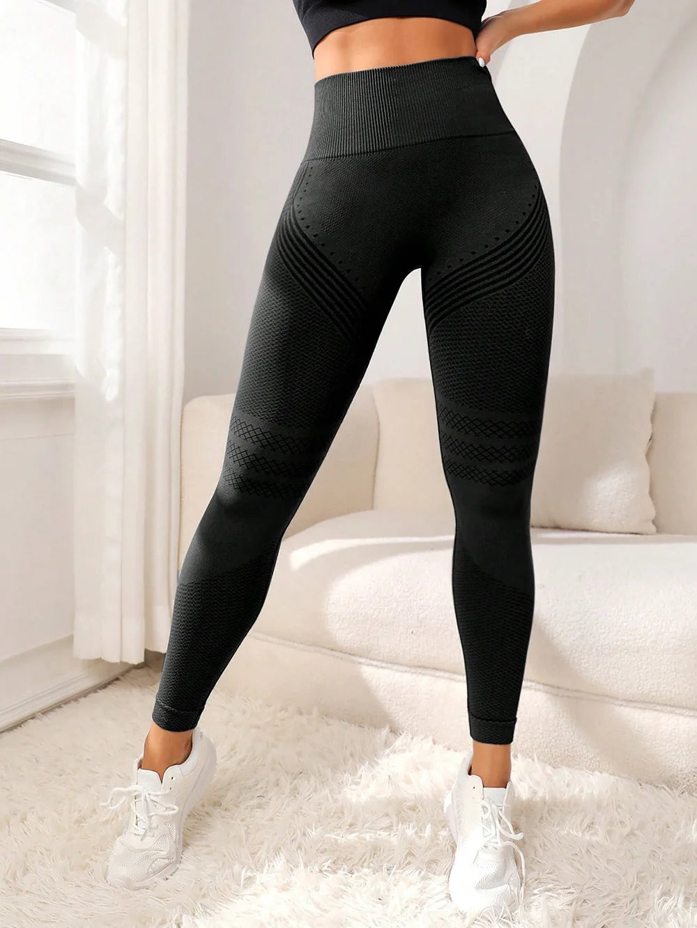 High Waisted Yoga Pants four way stretch