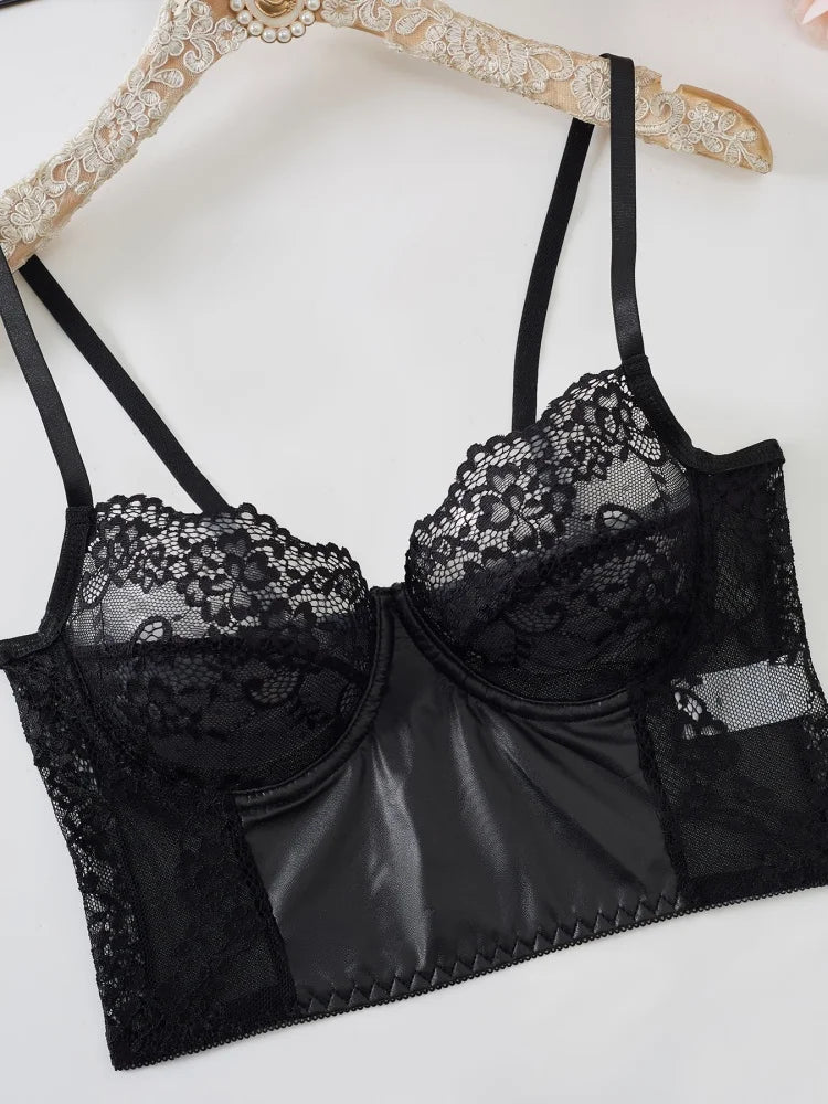 French Lace Bra & Panty Set – Breathable Mesh