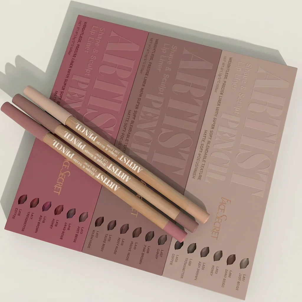 6-Piece Velvet Matte Lip Liner Set