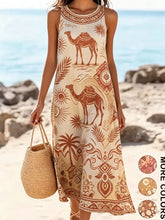 Bohemian floral sundress with pockets
