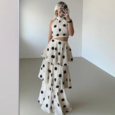 Polka Dot Dress Set polka dot pattern